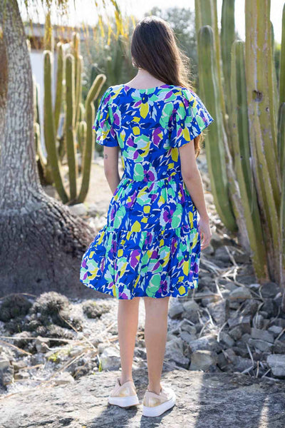 Charlo Colette Dress - Blue Print