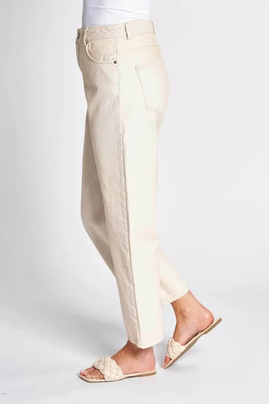 ZHRILL - IZA PANT - OFF WHITE