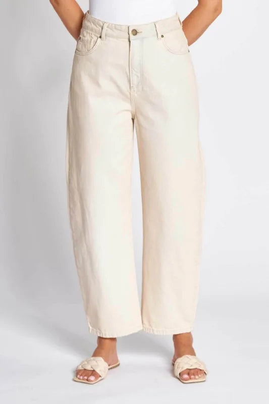 ZHRILL - IZA PANT - OFF WHITE