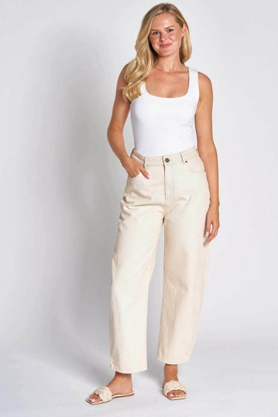 ZHRILL - IZA PANT - OFF WHITE