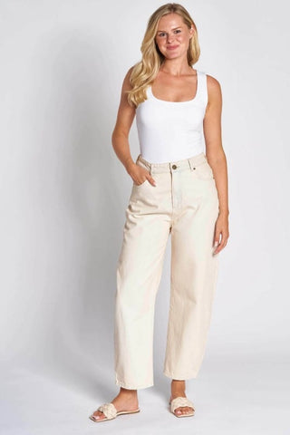 ZHRILL - IZA PANT - OFF WHITE