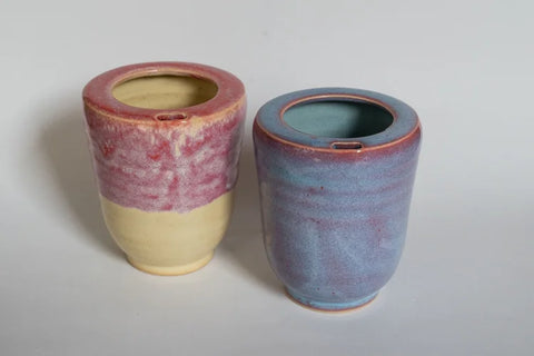 Westcoast Stoneware - ANTI SPILL TAKEAWAY CUP - MEDUIM - CANDYFLOSS