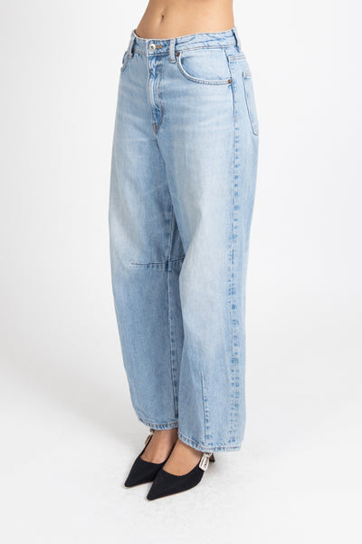 FEDERATION - RIGHT BARREL JEAN - WASHED BLUE