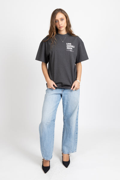 FEDERATION - RIGHT BARREL JEAN - WASHED BLUE