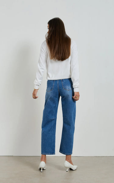 DRICOPER - DINA RODEO BLUE BARREL JEANS - RODEO BLUE