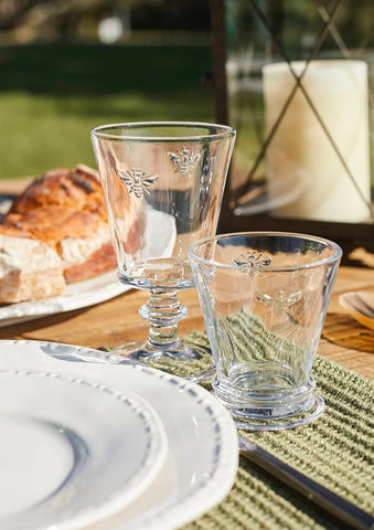 French Country Dragonfly Glass Tumbler