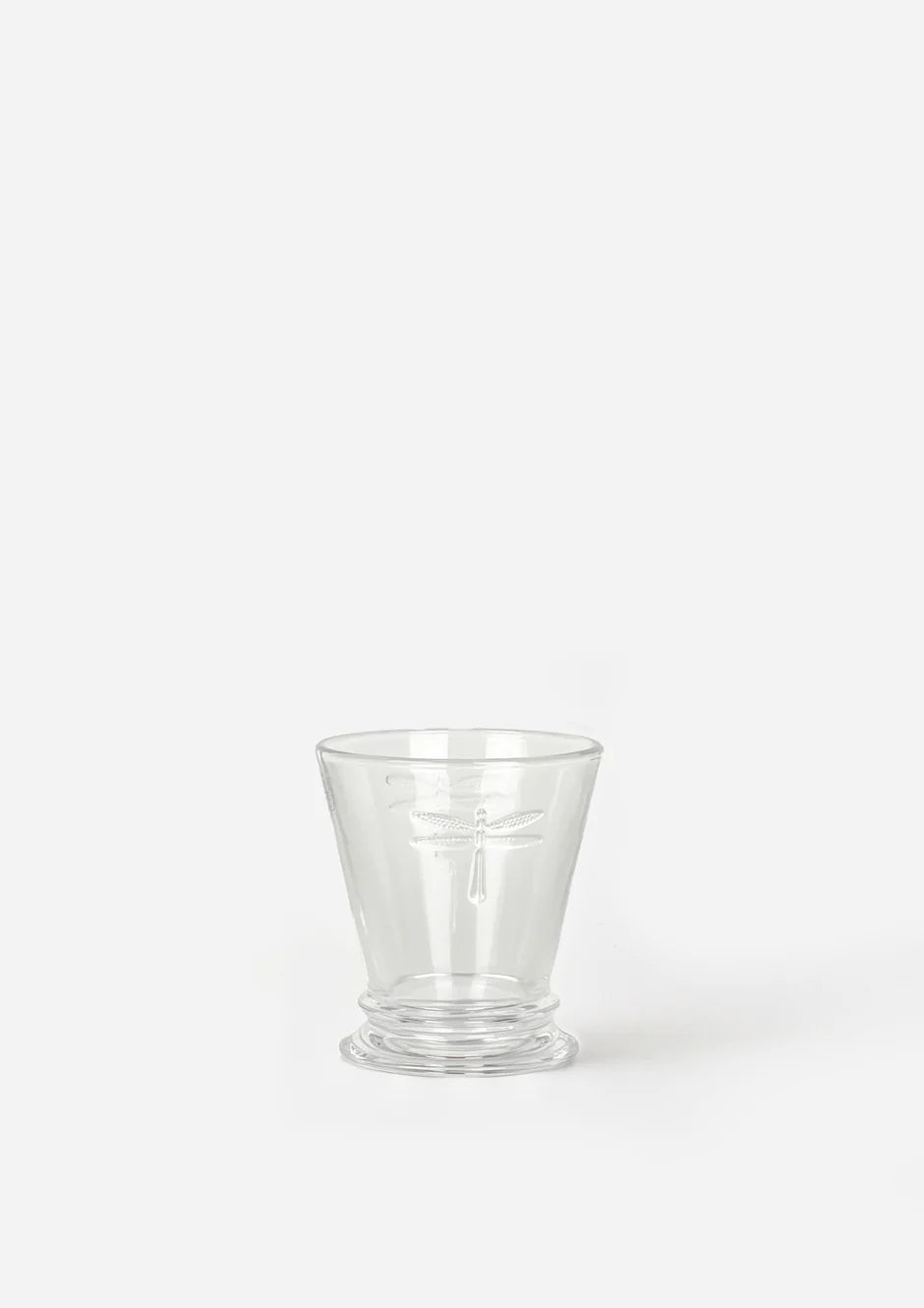French Country Dragonfly Glass Tumbler