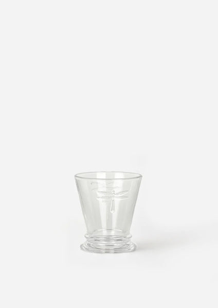 French Country Dragonfly Glass Tumbler
