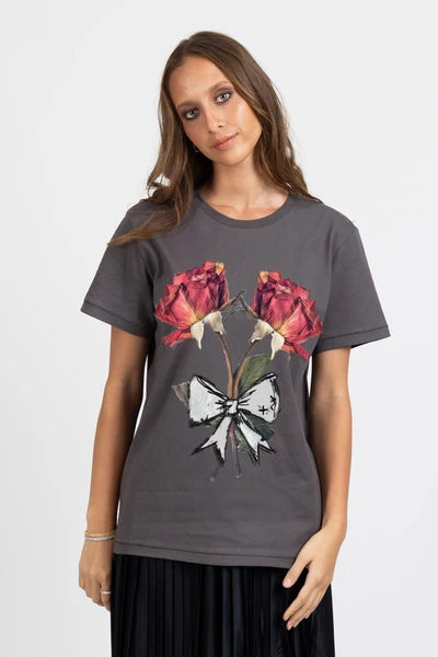 FEDERATION - RUSH TEE - DRIED ROSE - NOT BLACK