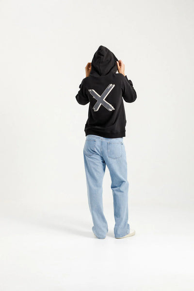 Homelee ELLIOT HOODIE - BLACK w SHADOW X