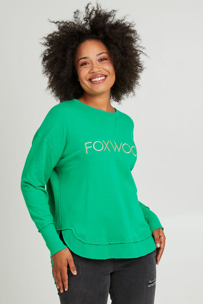 Foxwood - Simplified Crew - BRIGHT GREEN - METALLIC