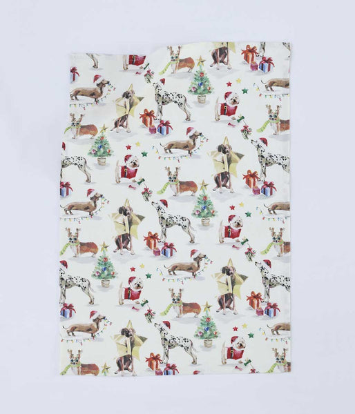 MM Linen - FELIZ NAVIDOG TEA TOWEL SET OF 3