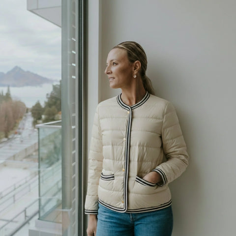 MOKE - FERN - WOMEN'S 90/10 DOWN JACKET - CREAM