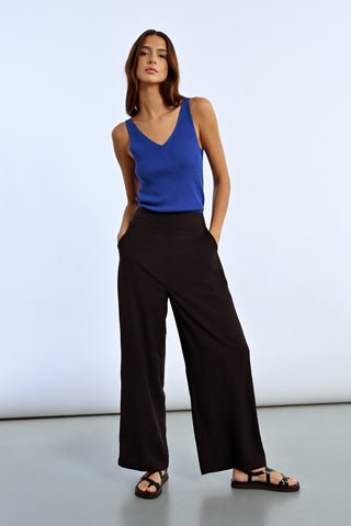 LILI SIDONIO - WOVEN PANTS - BLACK