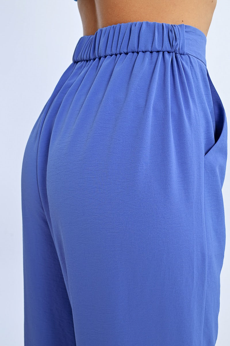 LILI SIDONIO - WOVEN PANTS - BLUE
