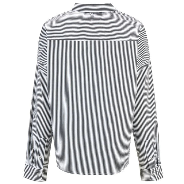 MOKE - ALEX WOMENS CROPPED SHIRT - STRIPE