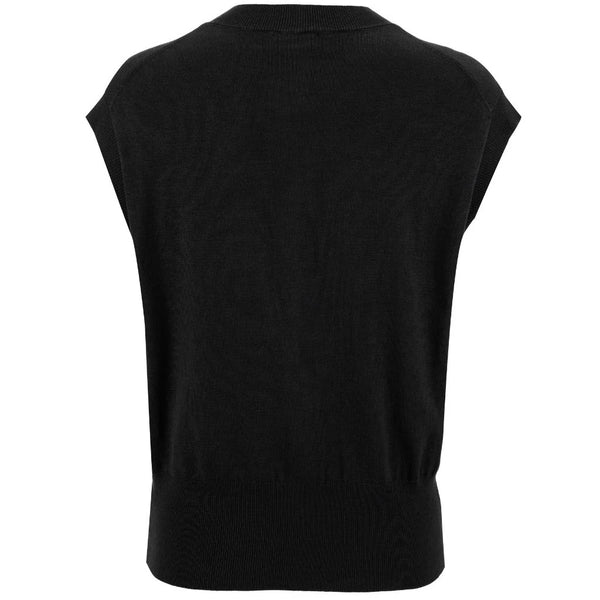MOKE - CAMILLA WOMENS SWEATER VEST - BLACK