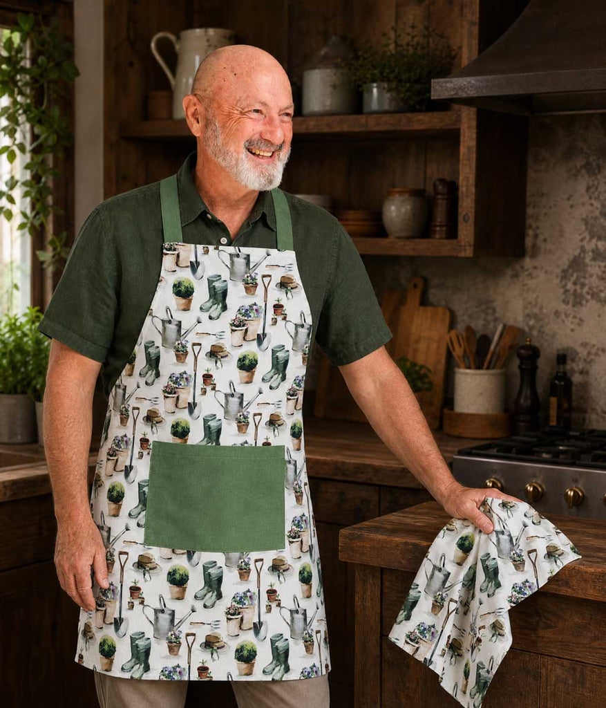 MM Linen GARDENING APRON