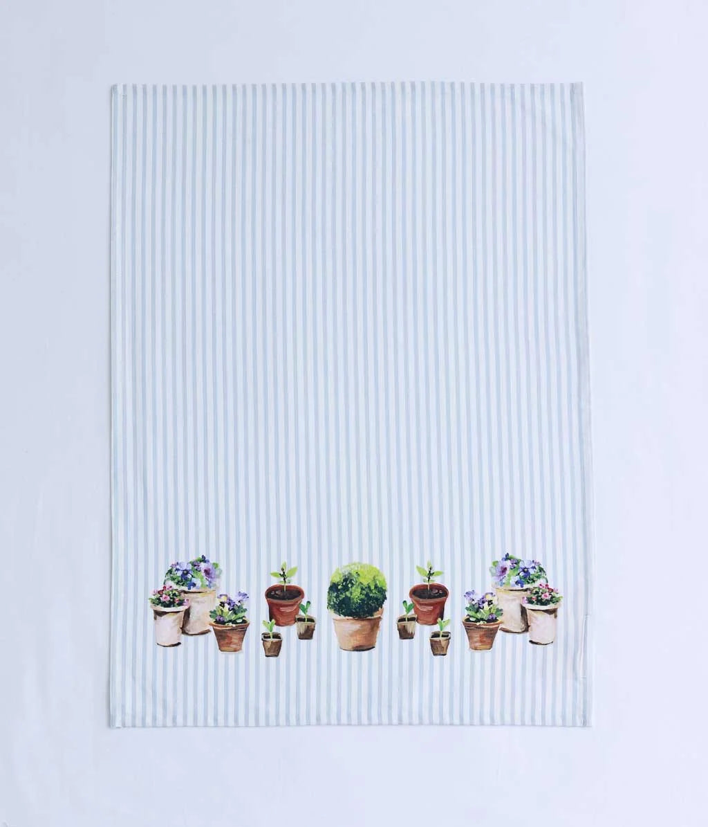 MM Linen - GARDENING TEA TOWEL SET OF 3