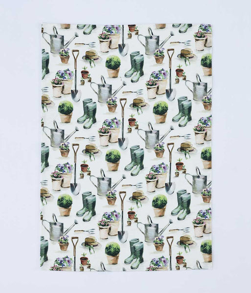 MM Linen - GARDENING TEA TOWEL SET OF 3