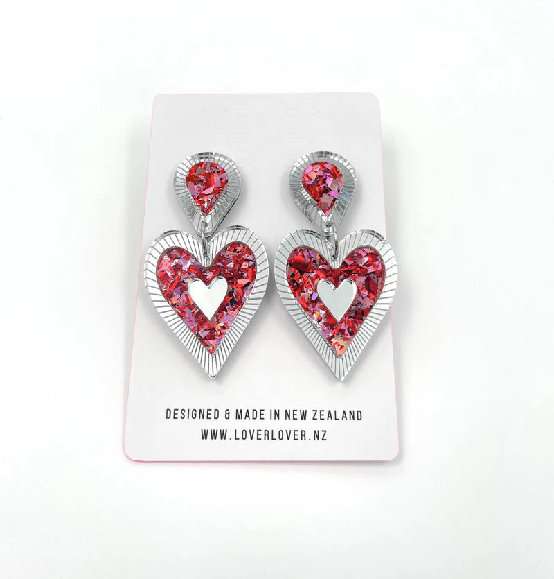 LOVER LOVER FREINA SINGLE DROP - GLOW EDITION PINK/SILVER