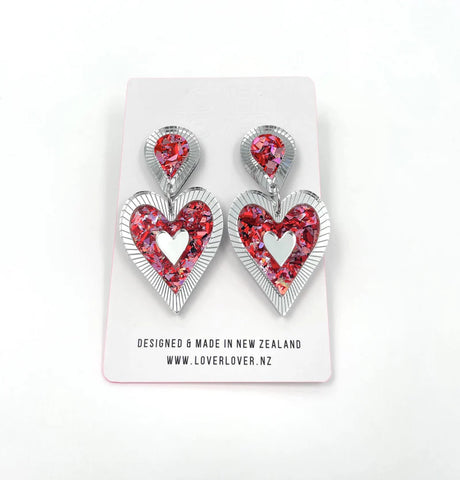 LOVER LOVER FREINA SINGLE DROP - GLOW EDITION PINK/SILVER