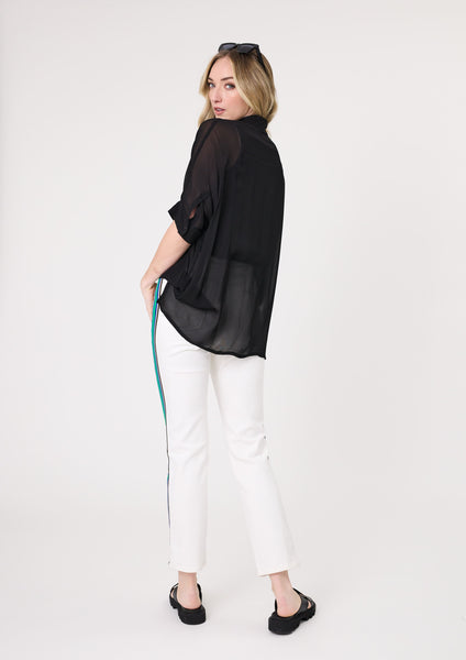 LEMON TREE GRETA TOP - BLACK