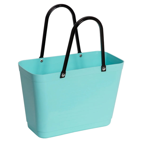 Small Aqua Hinza Bag - Green Plastic