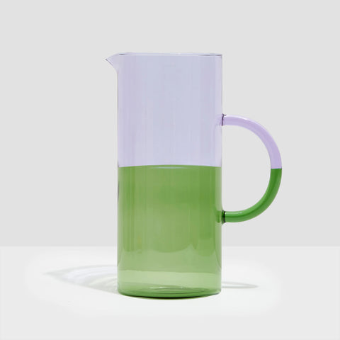 FAZEEK TWO TONE PITCHER - LILAC + GREEN