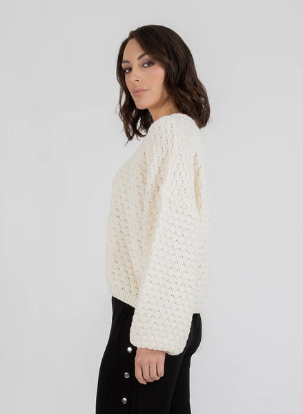 FEDERATION - HONEYCOMB KNIT - BUTTER