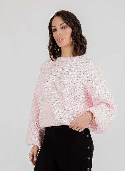 FEDERATION - HONEYCOMB KNIT - BLUSH