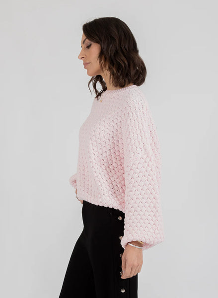 FEDERATION - HONEYCOMB KNIT - BLUSH