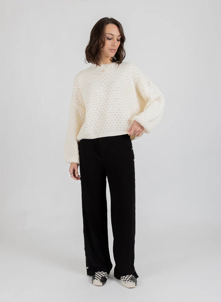 FEDERATION - HONEYCOMB KNIT - BUTTER