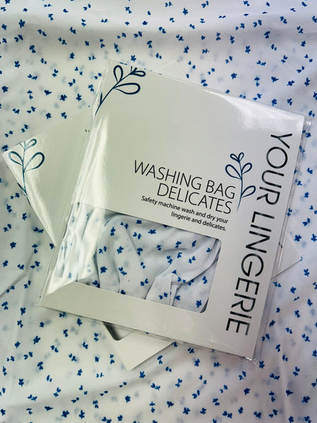 Your Lingerie WASHING BAG - DELICATES - LITTLE BLUE FLOWER