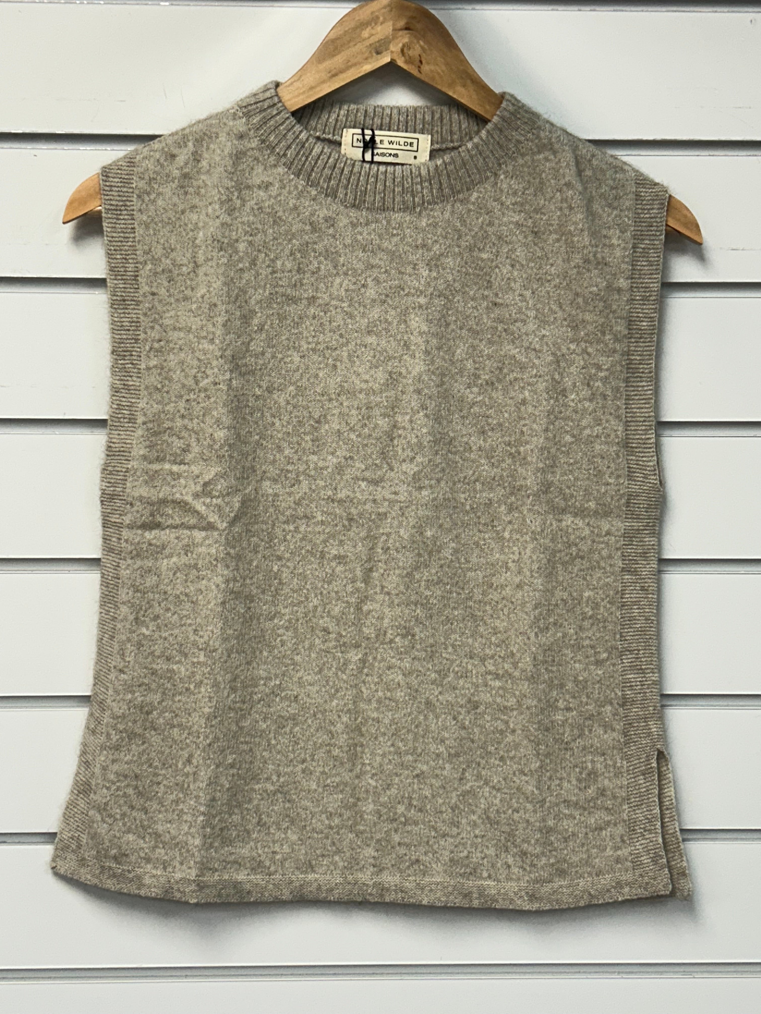 NOBLE WILDE - WOMENS CIELO VEST - NATURAL