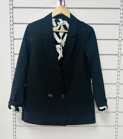 BILLIE THE LABEL - DYLAN BLAZER - BLACK