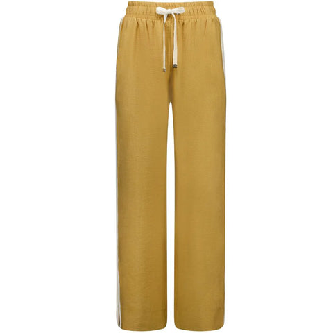 MOKE - INDIANA WIDE LEG PANTS - BISCUIT