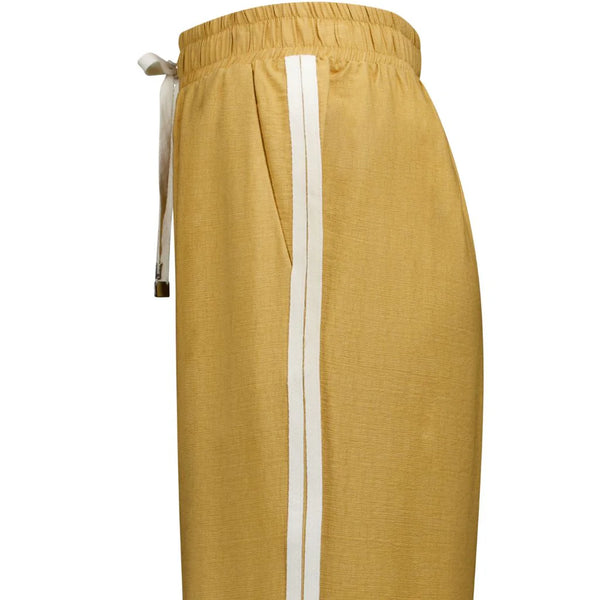 MOKE - INDIANA WIDE LEG PANTS - BISCUIT