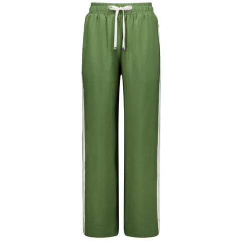 MOKE - INDIANA WIDE LEG PANTS - DILL