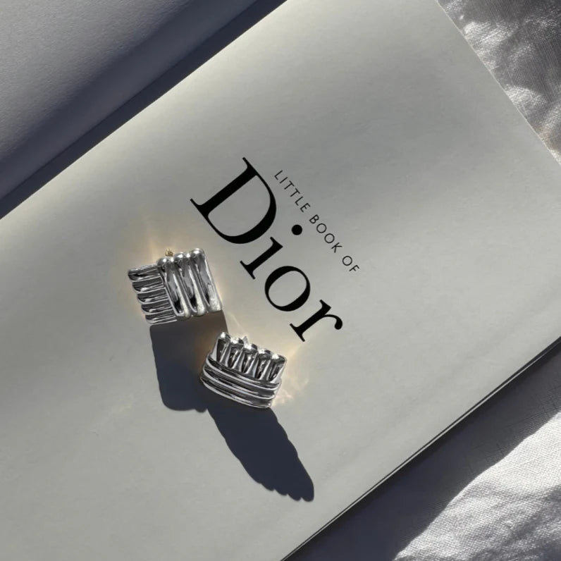 Silver Linings Collective Original Design DI EARRINGS -Silver