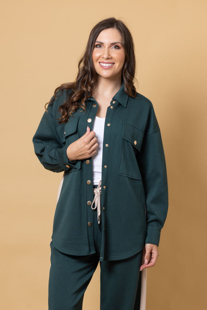 CHARLO - JAIME LONG SHIRT - EMERALD