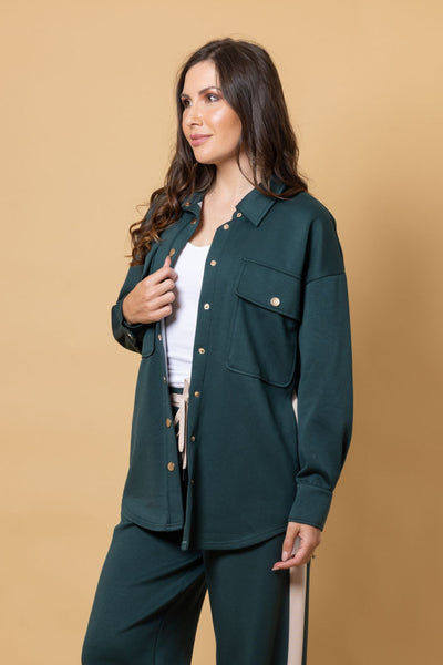CHARLO - JAIME LONG SHIRT - EMERALD