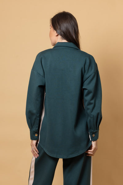 CHARLO - JAIME LONG SHIRT - EMERALD
