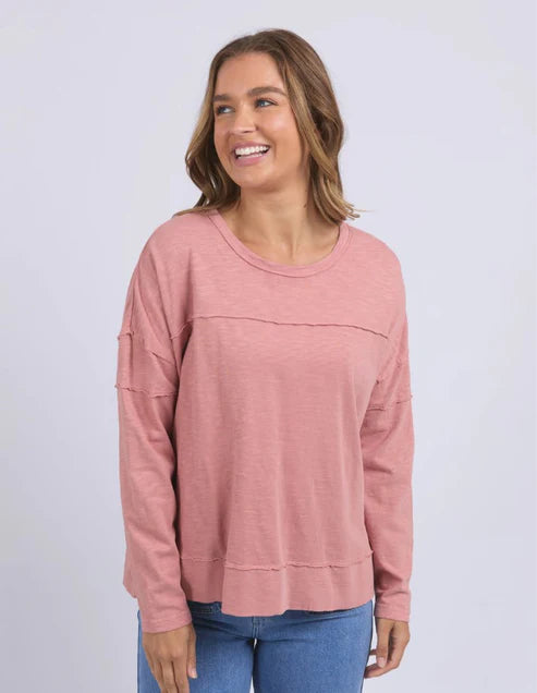 Foxwood - JAYNE THROW ON TOP - ASH ROSE