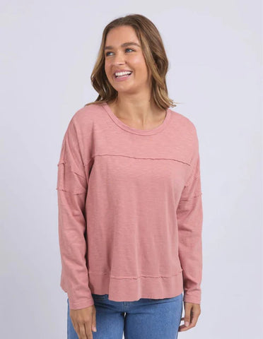 Foxwood - JAYNE THROW ON TOP - ASH ROSE