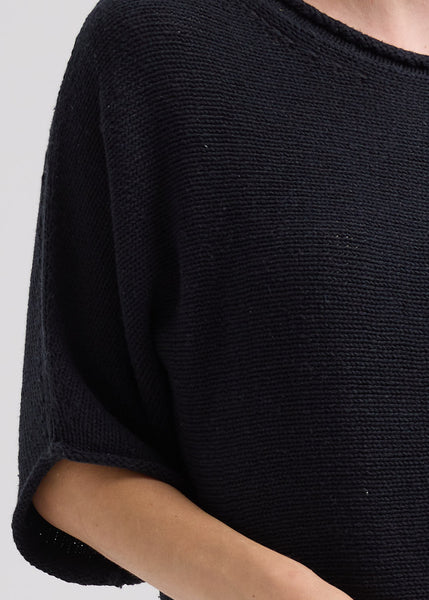 LD & CO - TEXTURE JUMPER - BLACK
