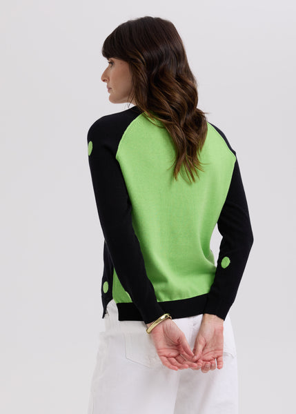 LD & CO - SPOT THE LOVE JUMPER - BLACK