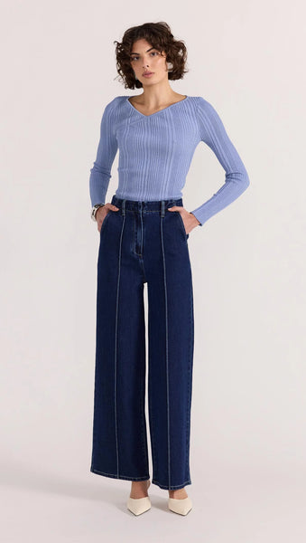 STAPLE THE LABEL - LENNOX HIGH WAISTED JEANS - INDIGO