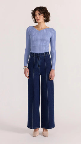 STAPLE THE LABEL - LENNOX HIGH WAISTED JEANS - INDIGO