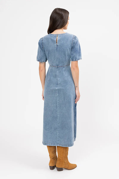 LEILA + LUKA - MAYA DRESS - WASHED BLUE